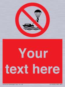 Custom No parasailing